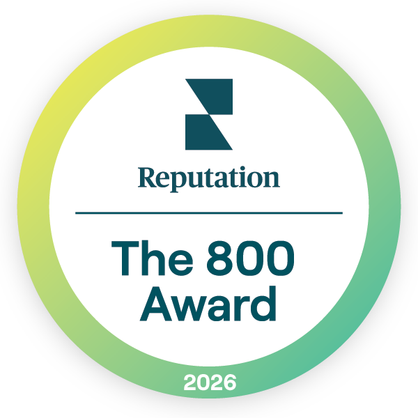 2026 Reputation The 800 Award Badge