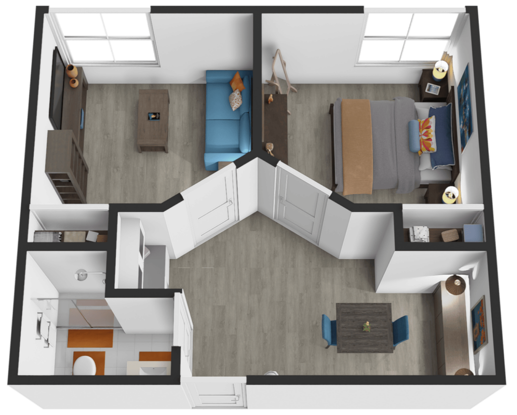 Sodalis Windcrest | 2 room